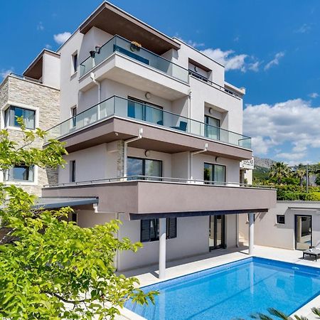 Luxury Villa Lucas With Heated Pool, Whirlpool, Sauna, 14 Pax Podstrana Dış mekan fotoğraf